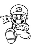 Mario kleurplaat 8