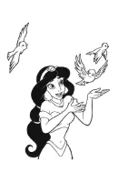 Aladdin kleurplaat 13