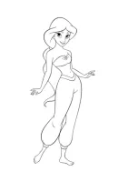 Aladdin kleurplaat 14