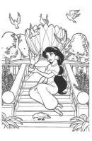 Aladdin kleurplaat 16