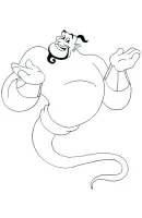Aladdin kleurplaat 7