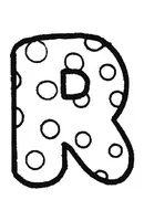 Alfabet kleurplaat 18