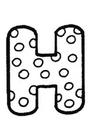 Alfabet kleurplaat 8