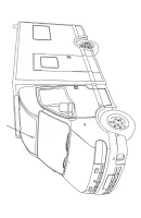 Ambulance kleurplaat 1