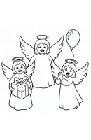 Angel kleurplaat 10