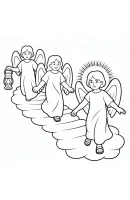 Angel kleurplaat 12