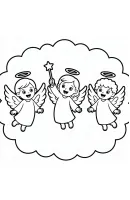 Angel kleurplaat 14