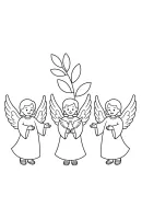 Angel kleurplaat 15