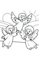 Angel kleurplaat 16