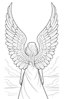 Angel kleurplaat 17