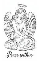 Angel kleurplaat 19