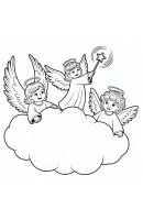 Angel kleurplaat 5