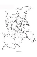 Aquaman kleurplaat 14