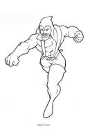 Aquaman kleurplaat 20