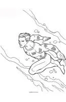 Aquaman kleurplaat 24