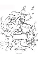 Aquaman kleurplaat 31