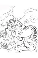 Aquaman kleurplaat 48