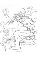 Aquaman kleurplaat 5
