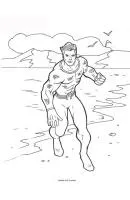 Aquaman kleurplaat 9