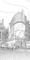 Architectuur kleurplaat 1