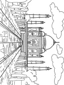 Architectuur kleurplaat 28