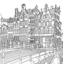 Architectuur kleurplaat 3
