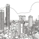 Architectuur kleurplaat 5