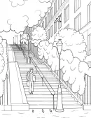 Architectuur kleurplaat 7