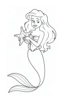 Ariel kleurplaat 11
