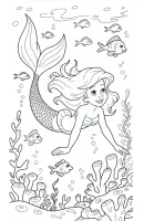 Ariel kleurplaat 14