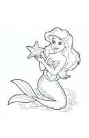 Ariel kleurplaat 4