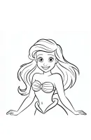 Ariel kleurplaat 6