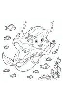 Ariel kleurplaat 7