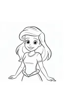 Ariel kleurplaat 9