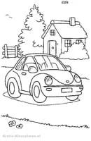 Auto kleurplaat 1