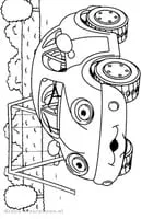 Auto kleurplaat 14