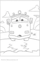 Auto kleurplaat 16