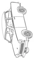 Auto kleurplaat 30