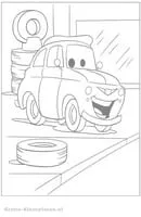 Auto kleurplaat 6