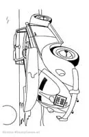 Auto kleurplaat 7