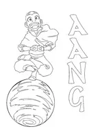 Avatar kleurplaat 1
