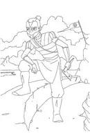 Avatar kleurplaat 21