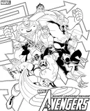 Avengers kleurplaat 14