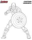 Avengers kleurplaat 3