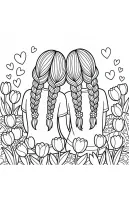 BFF kleurplaat 10
