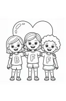 BFF kleurplaat 11