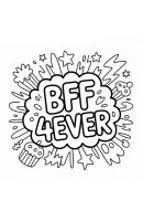 BFF kleurplaat 15