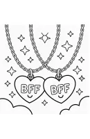 BFF kleurplaat 18