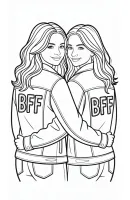 BFF kleurplaat 24