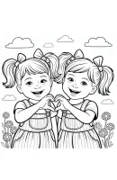 BFF kleurplaat 7